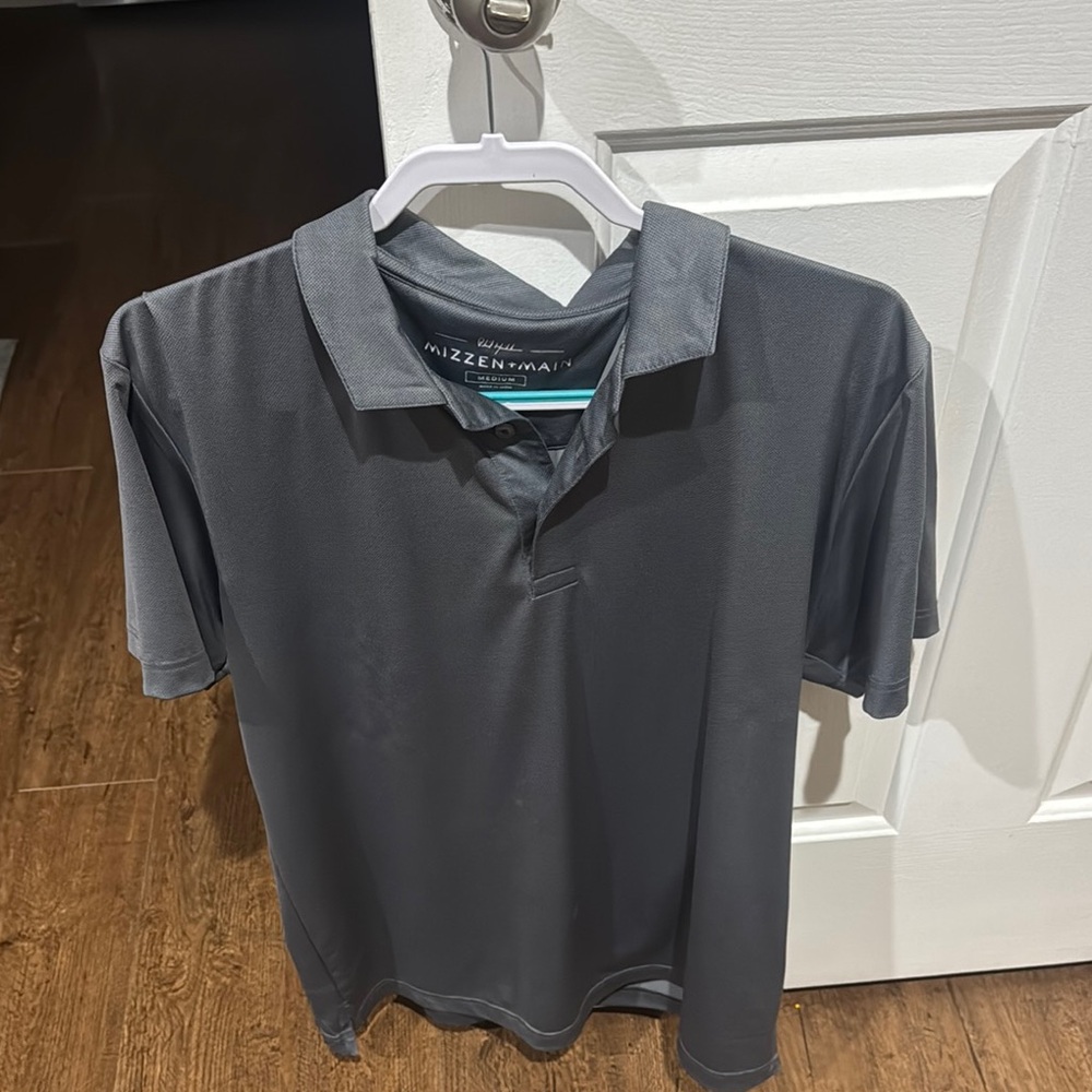 Mizzen+Main Phil Mickelson Gray Polo Shirt